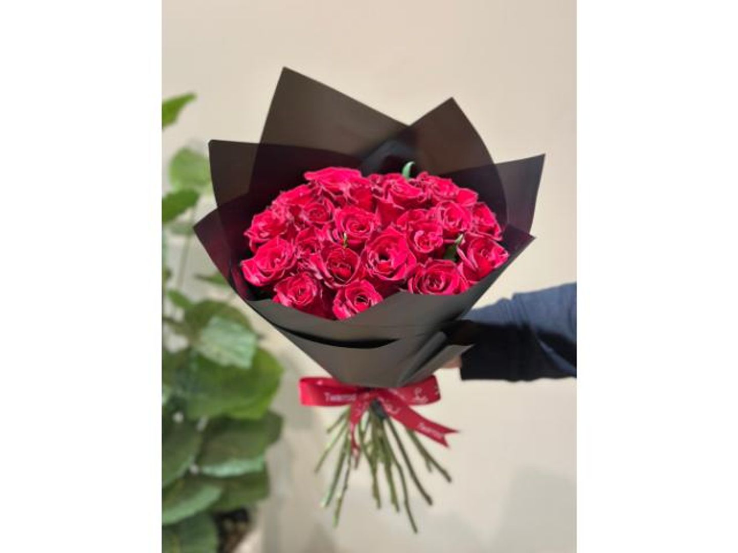 بوكيه العيد احمر