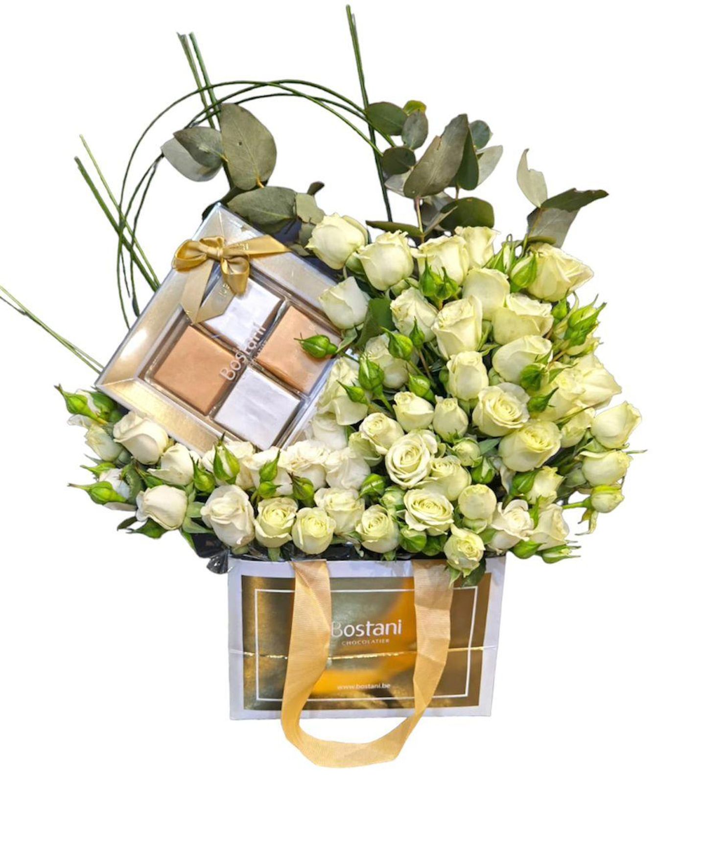 Bostany Chocolate With Natural Flowers Cc