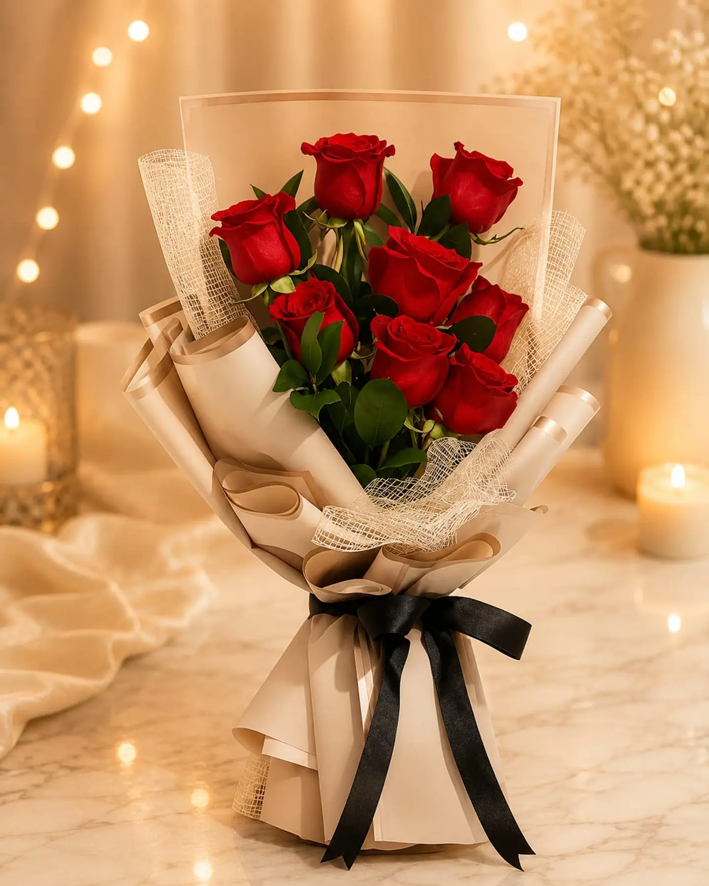 A Delicate Bouquet Of Roses 9