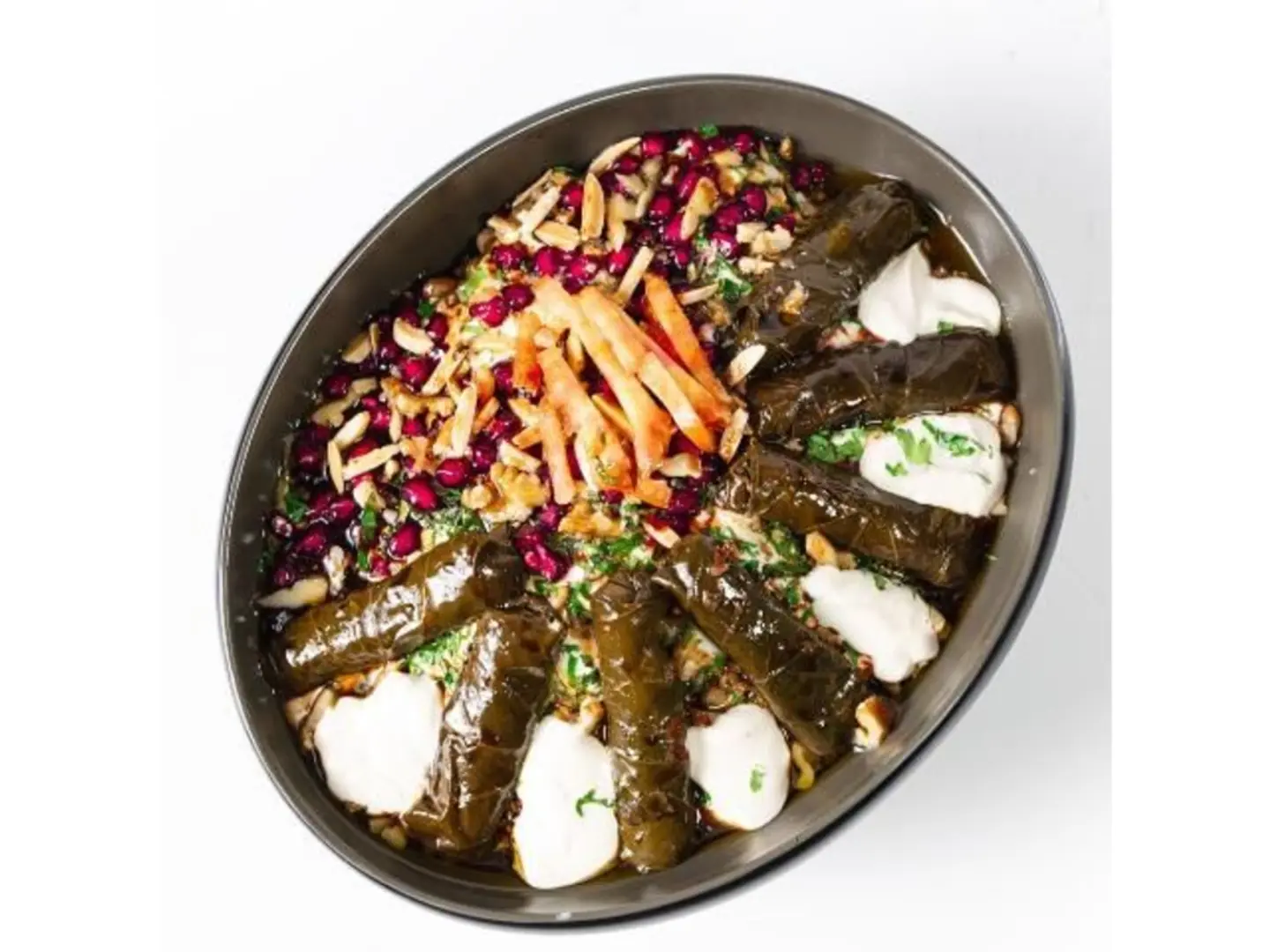 Grape Leaves Fatteh