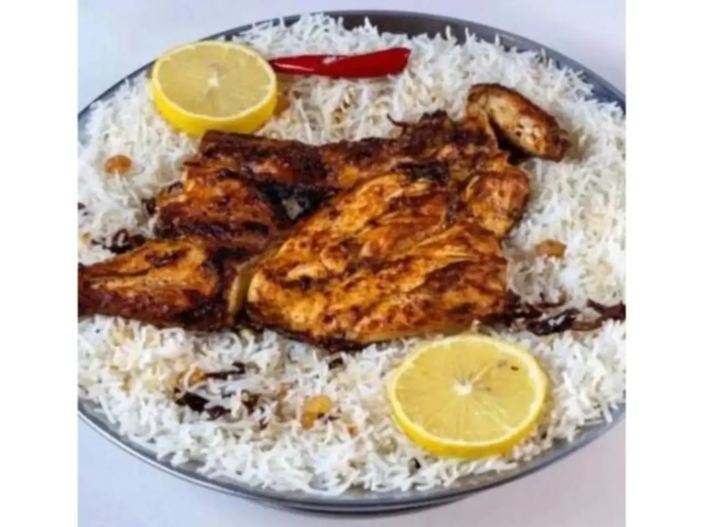 Charcoal Chicken With Rice
