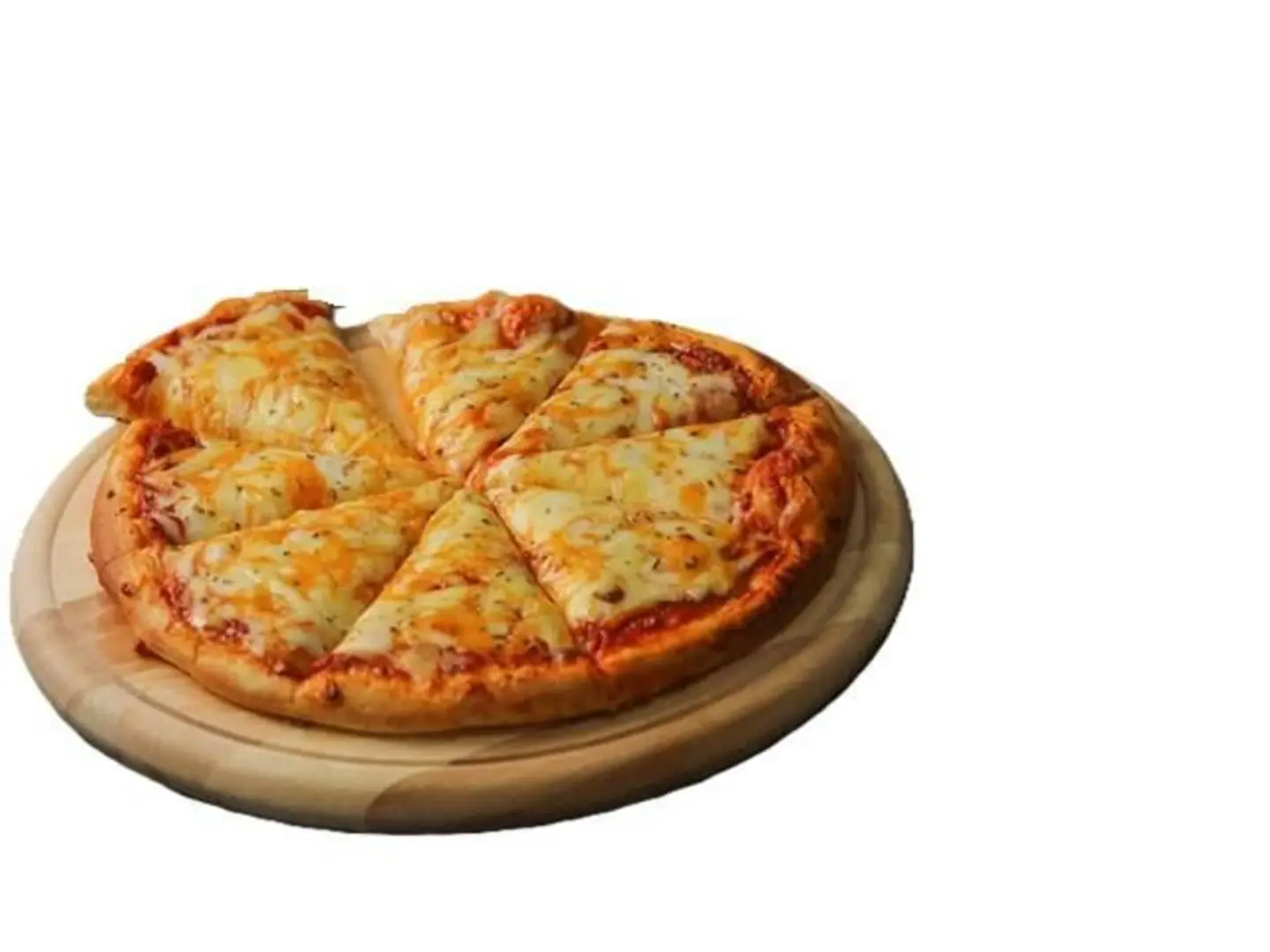 Pizza Bread With Cheeses And Vegetables