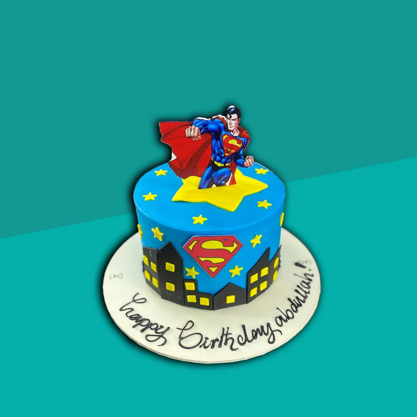 Superman Cake