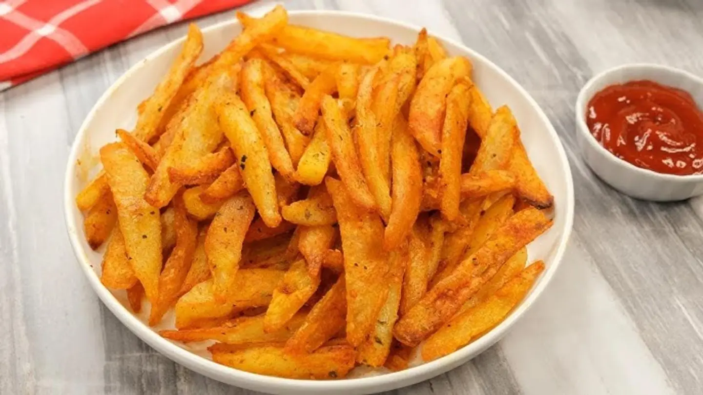 Plate Of Shrimp And Potatoes