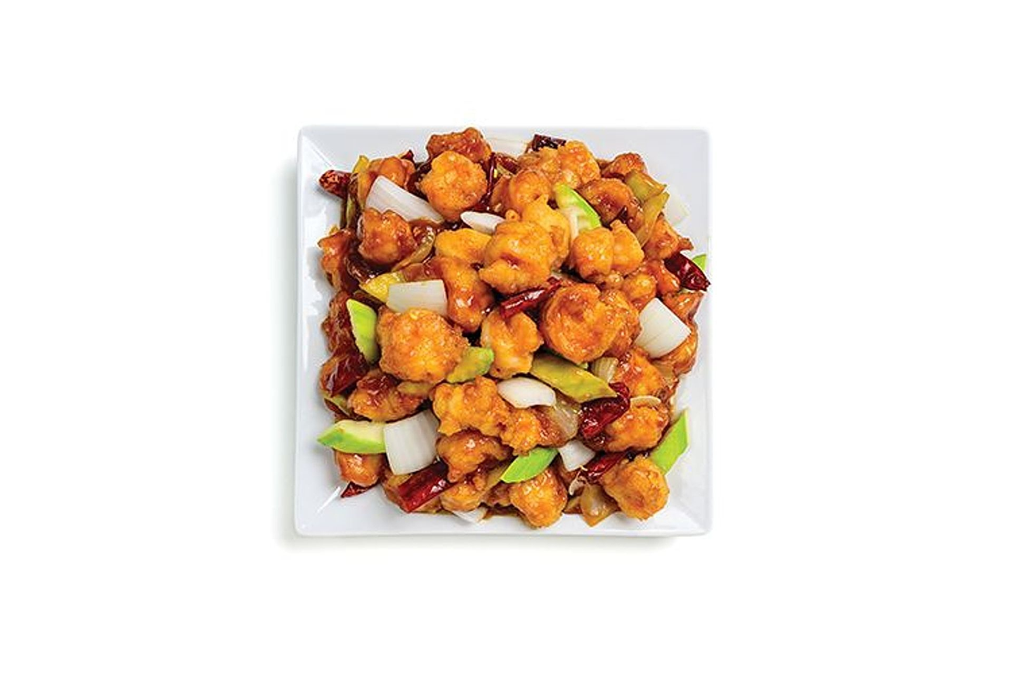 Shrimp With Dry Chili And Garlic