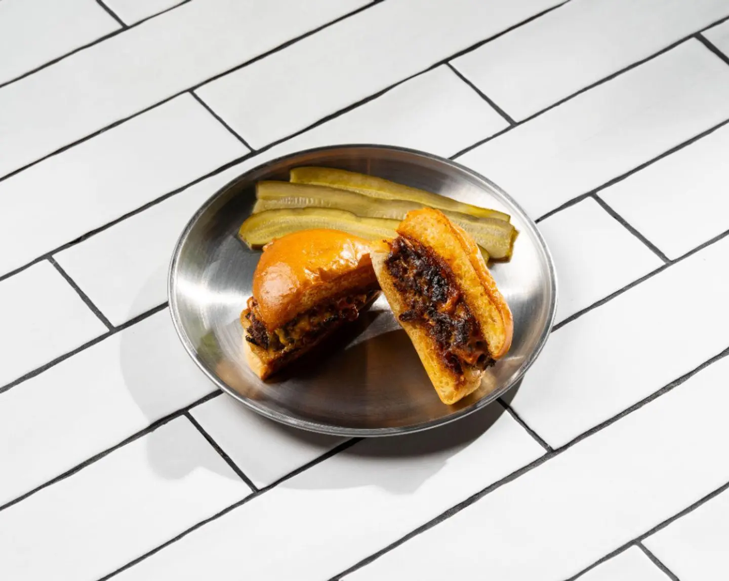 سيزل برجر لحم