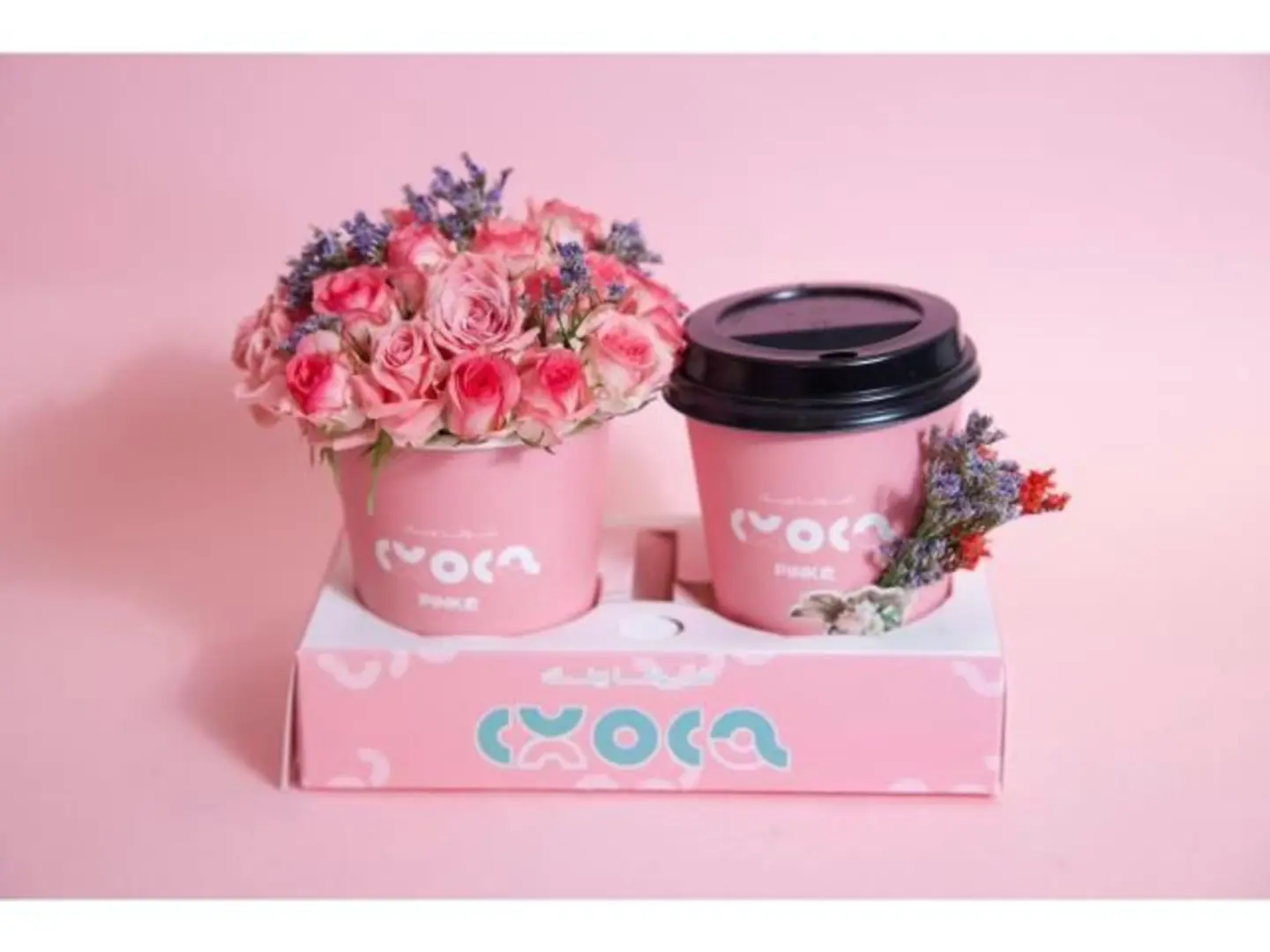 Rose Cup With Coffee Of The Day