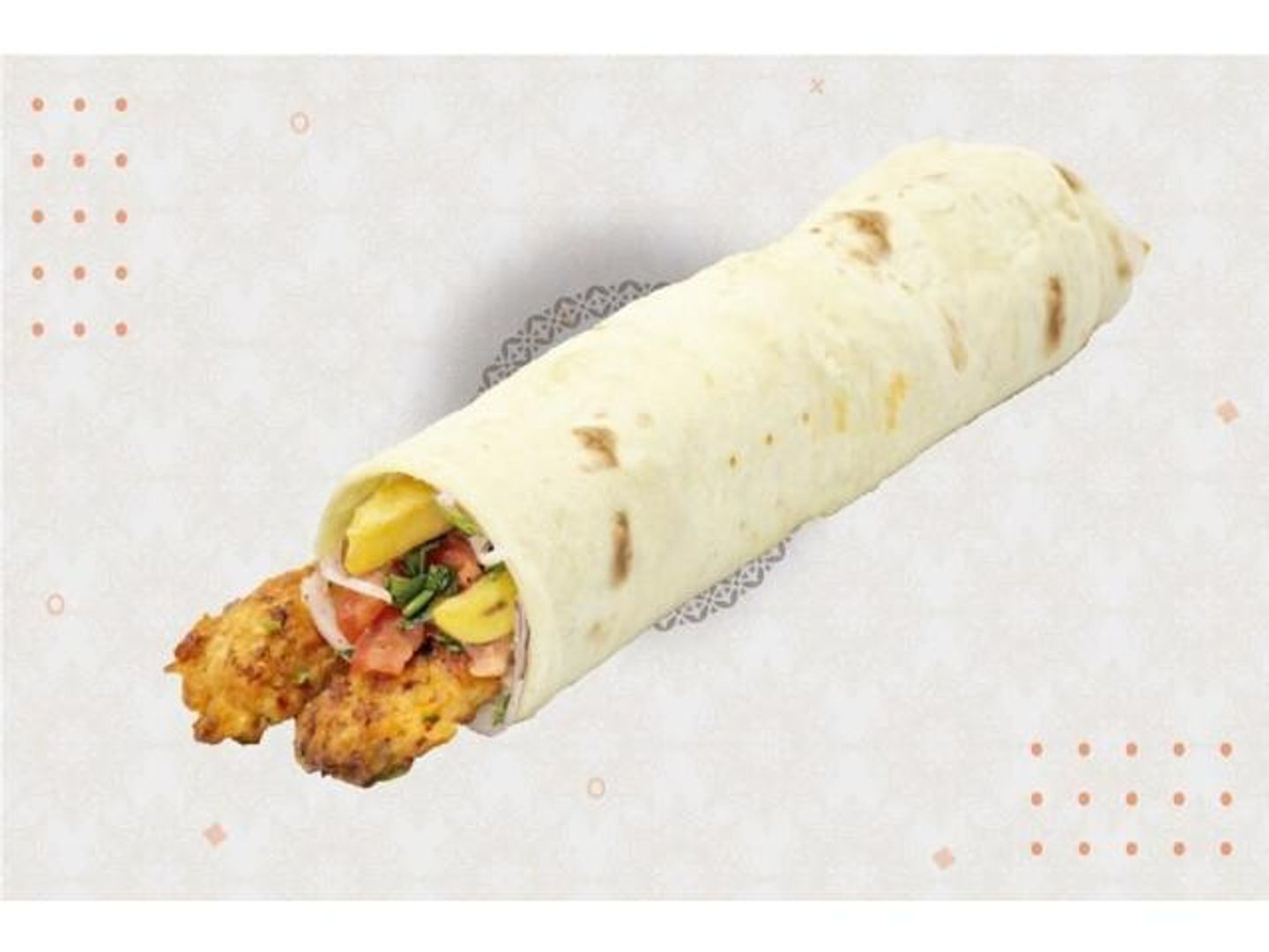 لفة كباب دجاج