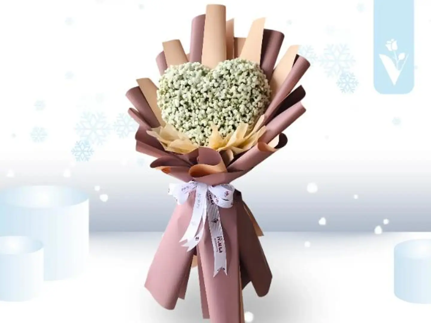 قلب الشتاء الأبيض