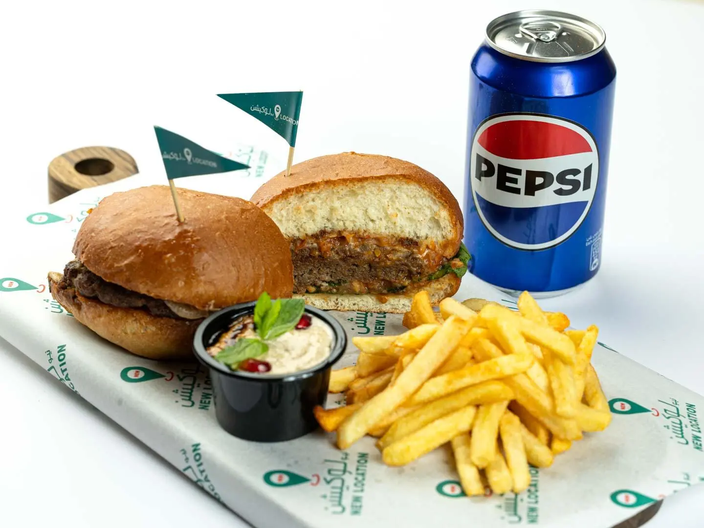 برجر لحم عادي