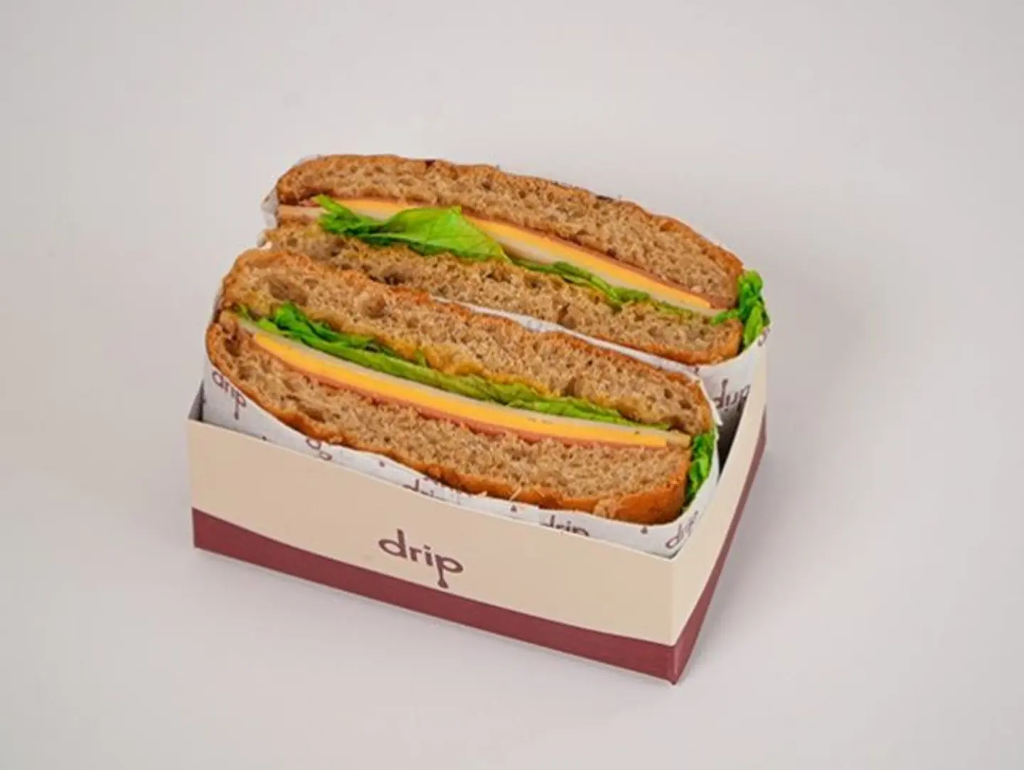 Turkey Cheese Sandwich Brown Bread