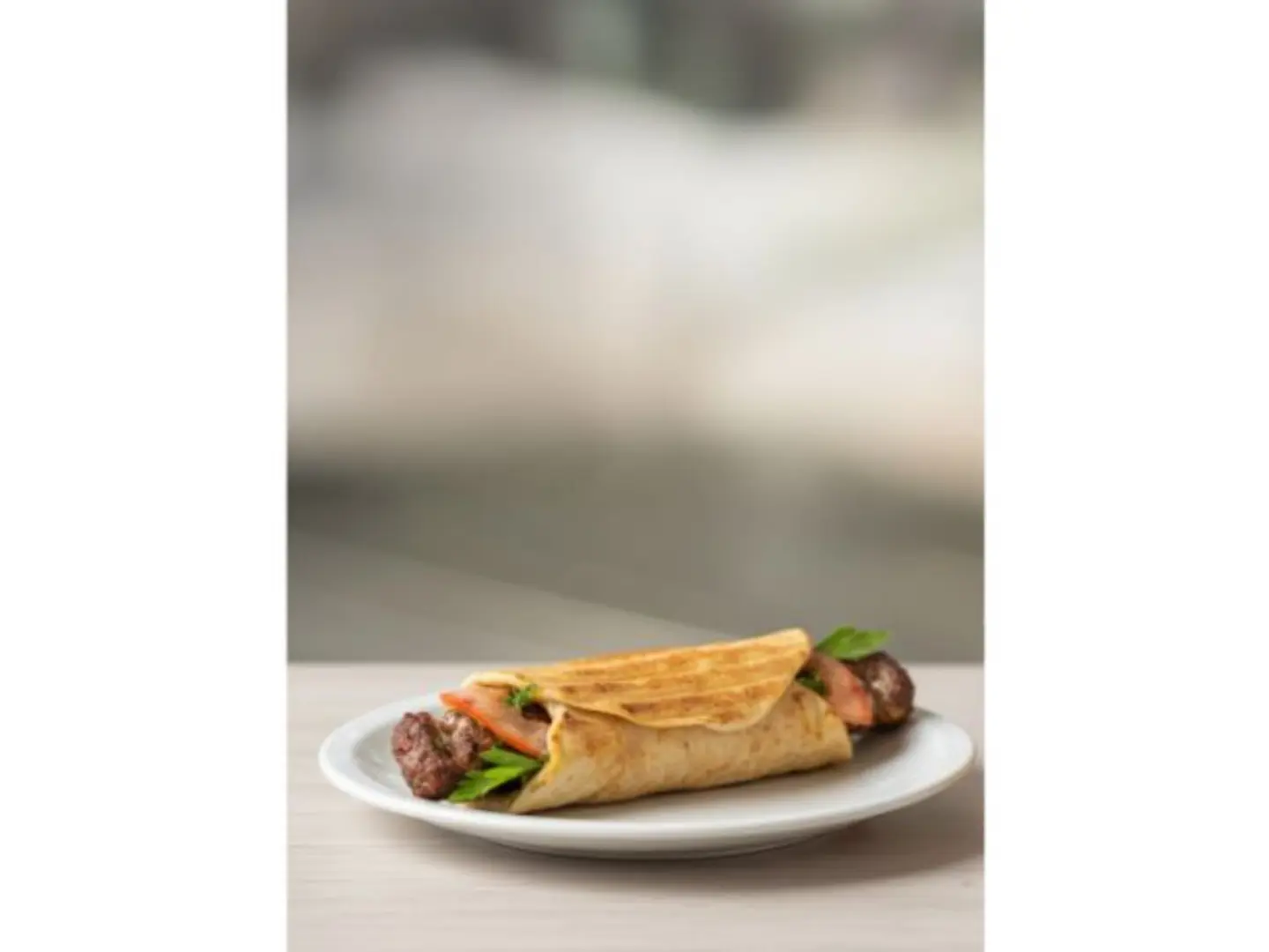 Greek Meat Kebab Sandwich
