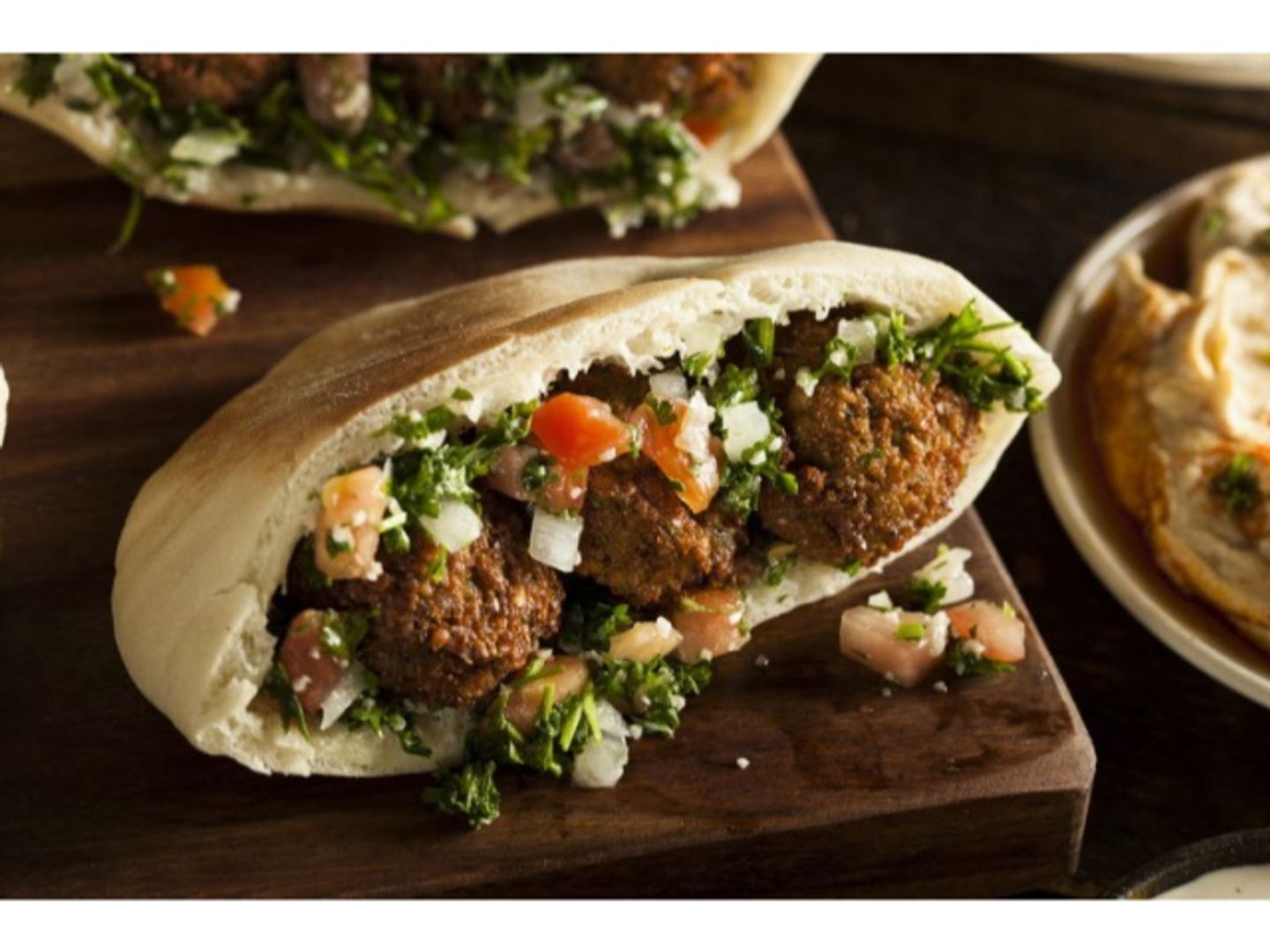 Falafel With Eggs And Cheese