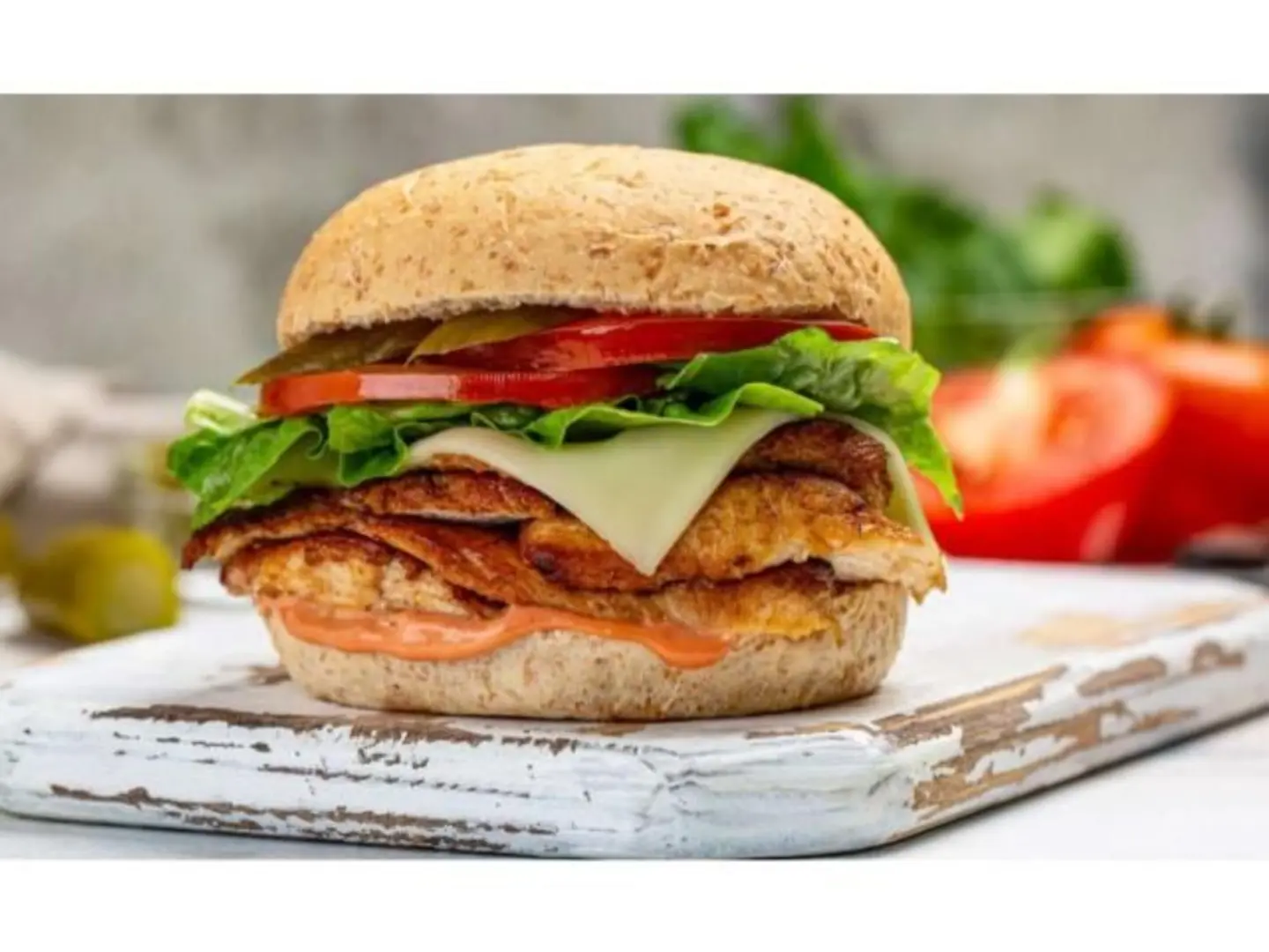 Grilled Chicken Burger
