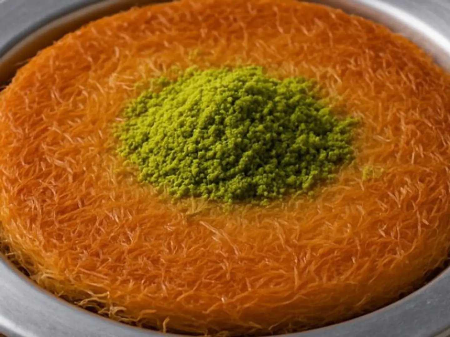 كنافة خشنة جبن عكاوي