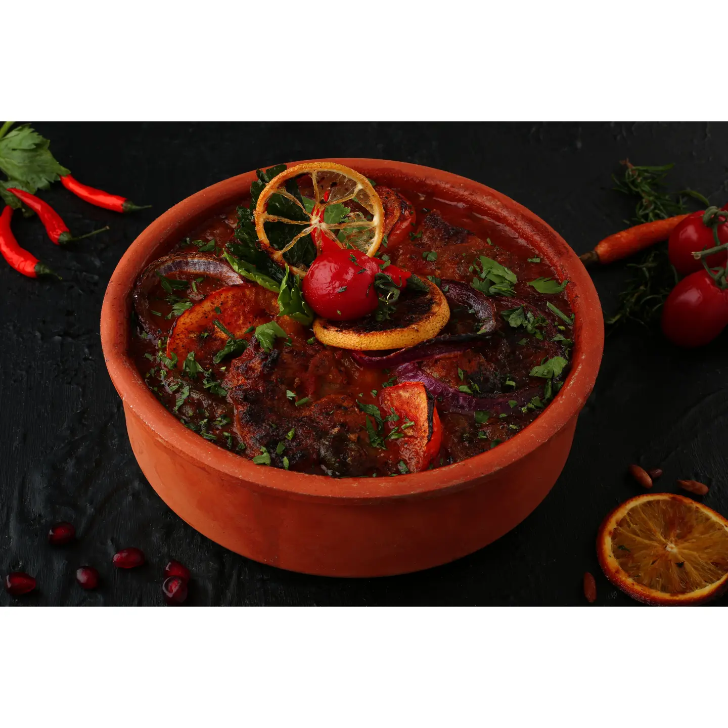 طاجن بطاطس مع اللحم مع الرز