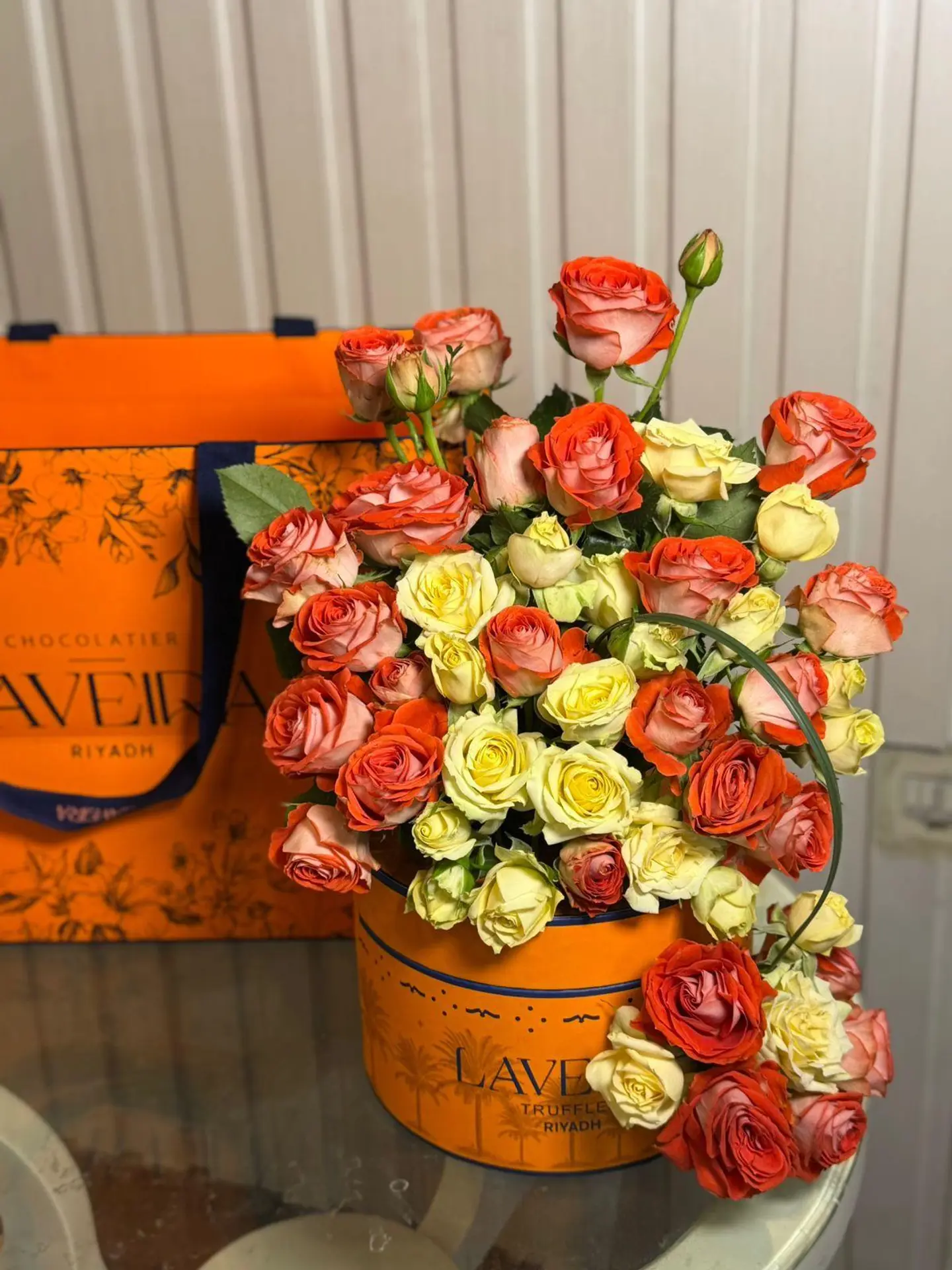 Laverne Chocolate With Flowers