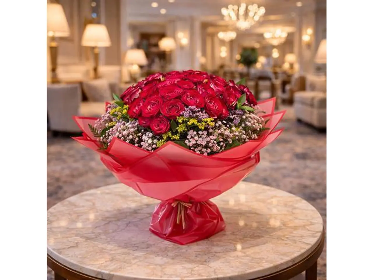 احمر دبل غلاف احمر عشرة