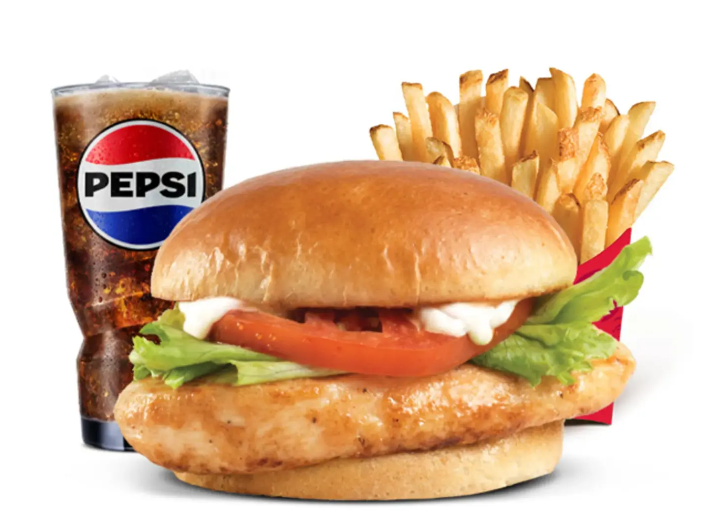 Chicken Creel Burger Combo
