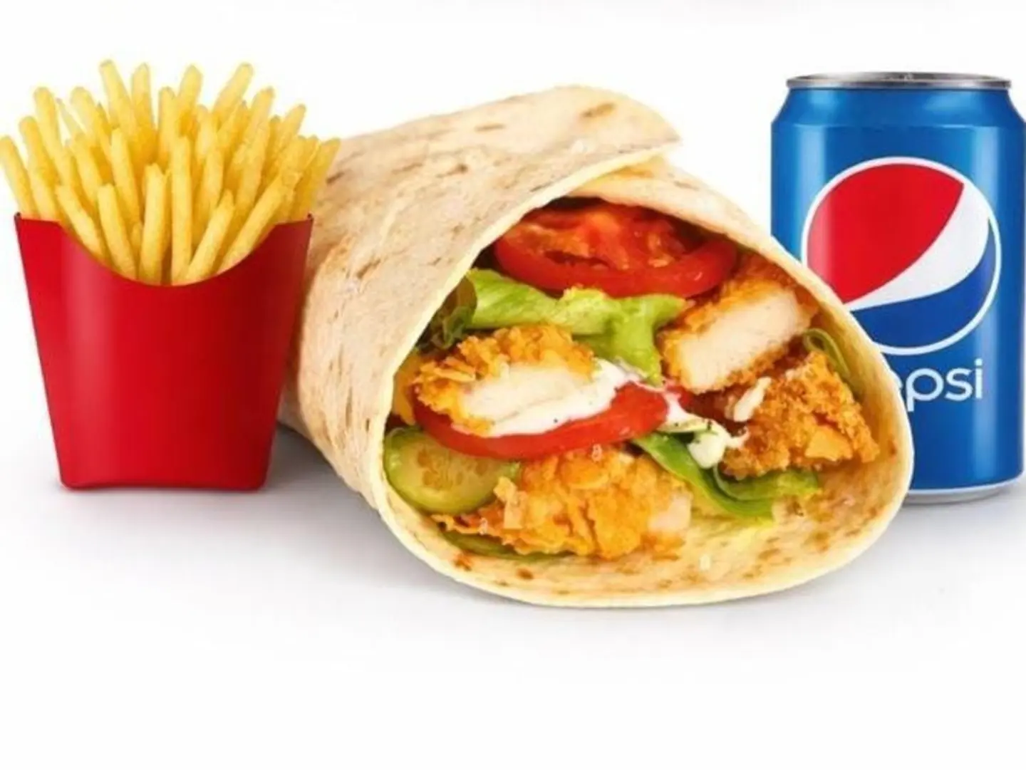 وجبة ساندويتش فيليه دجاج حار