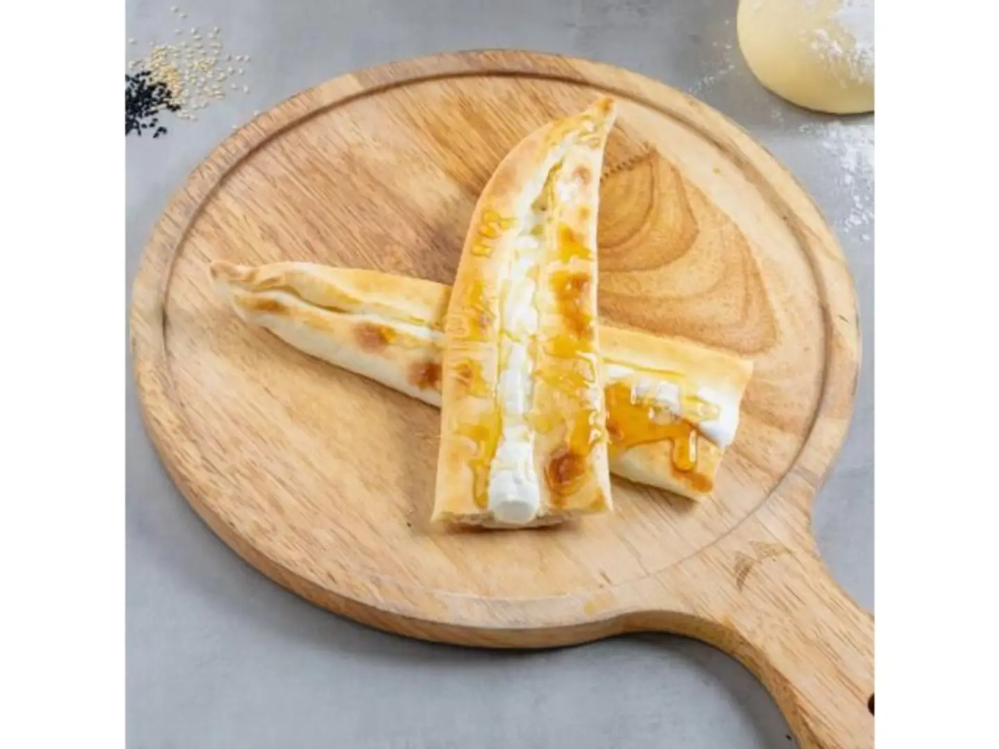 Labneh With Honey Manakeesh