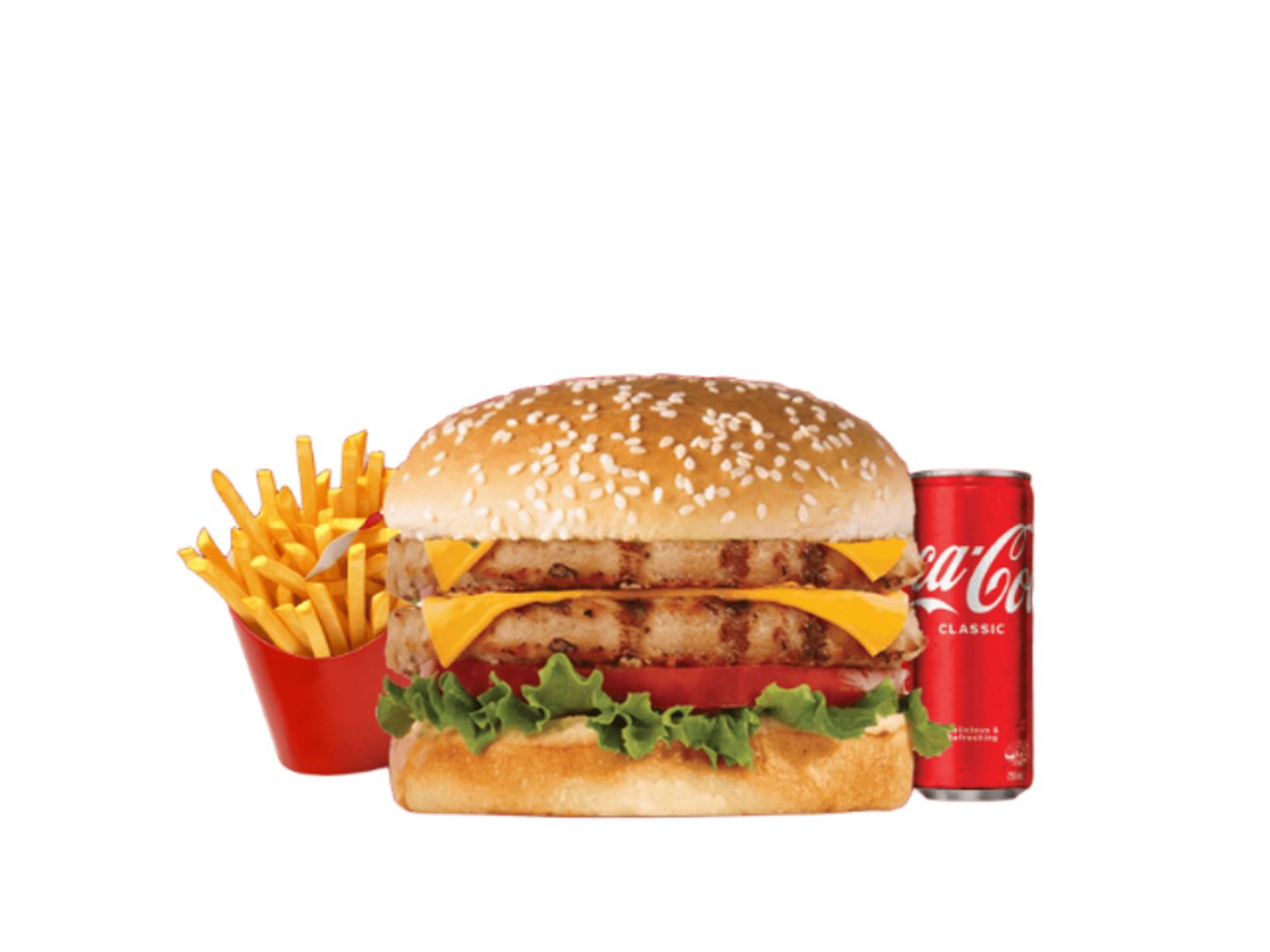 Double Chicken Meal With Cheese