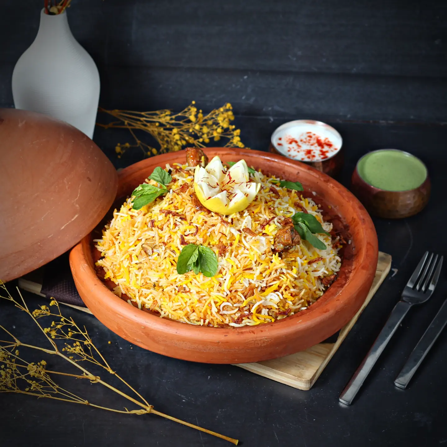 برياني ماتكا زعفران الخاص
