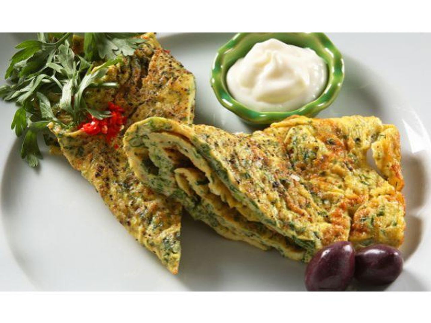 Falafel Omelette Sandwich