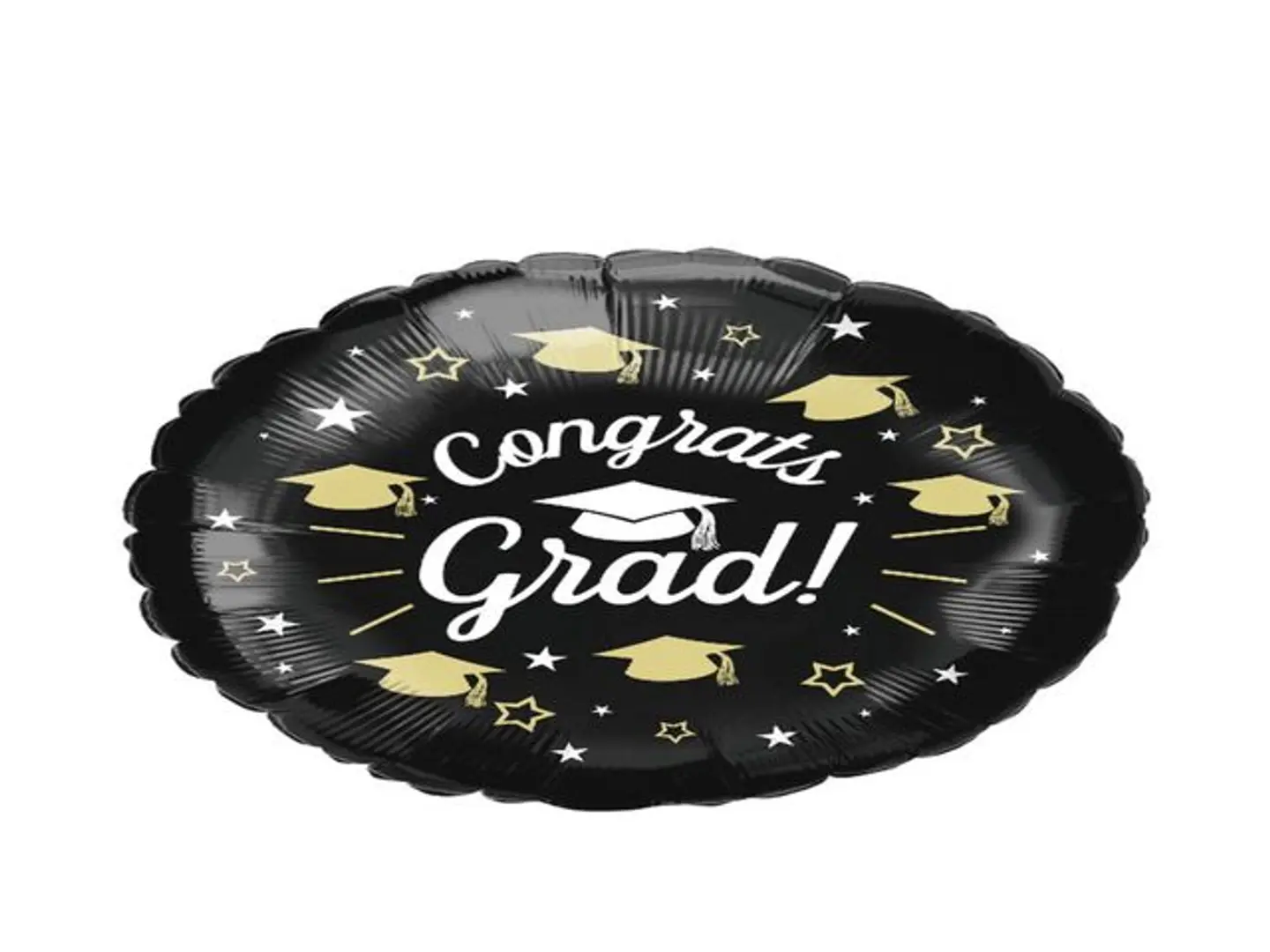 Black Graduation Cap Tin Balloon S03