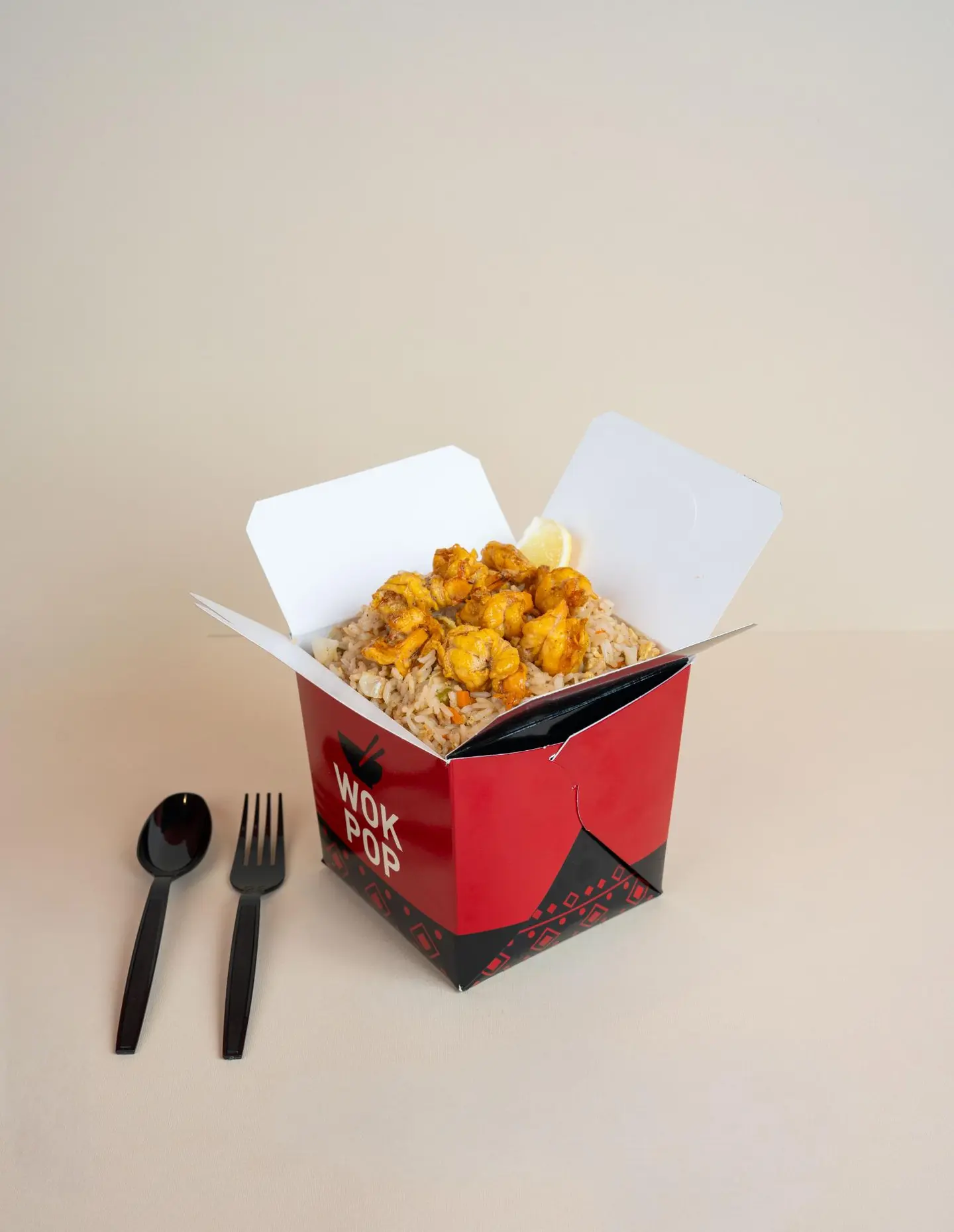 رز مقلي بالربيان