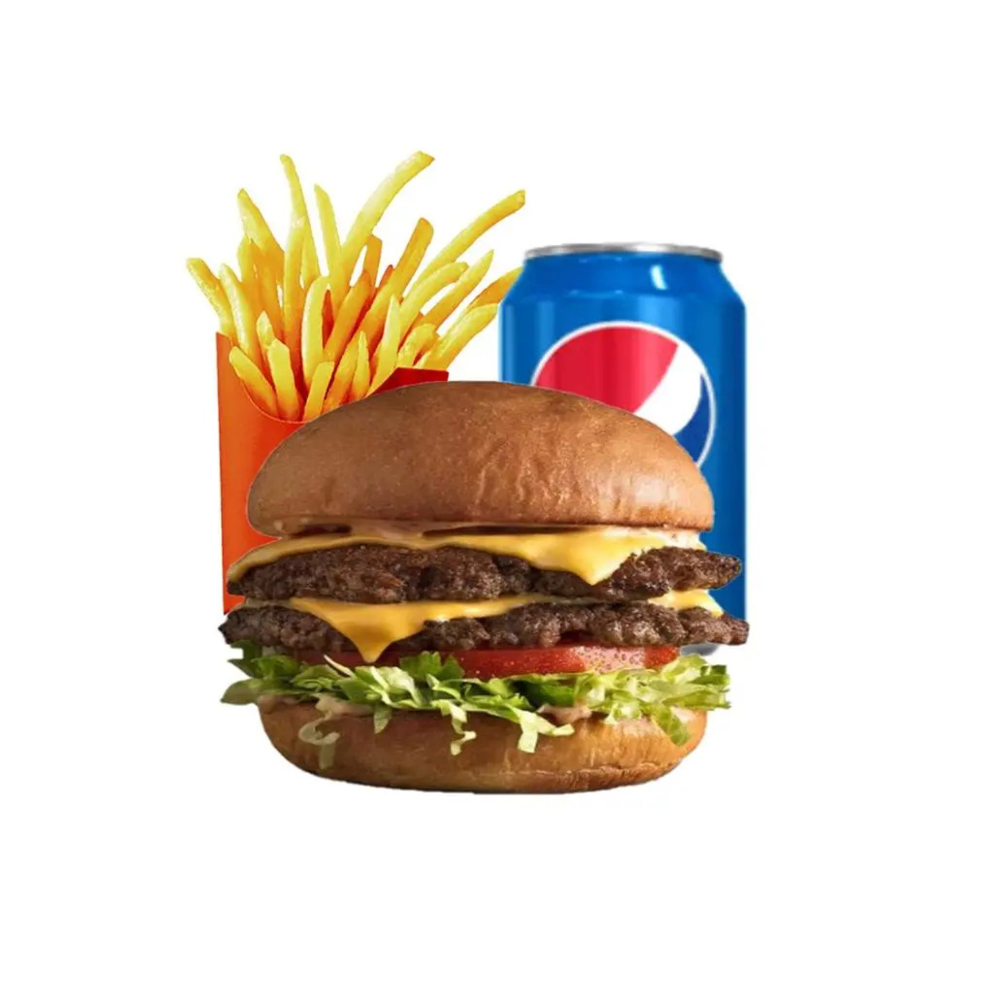 Double Beef Burger ( Meal )