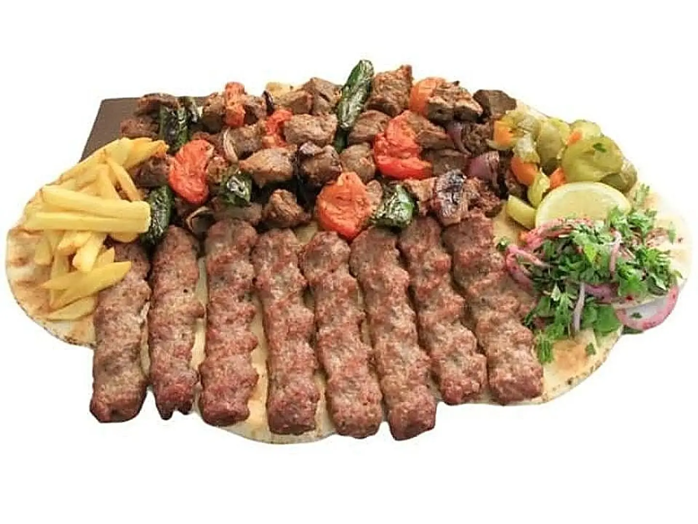 One Kilo Mixed Meat 12 Skewers