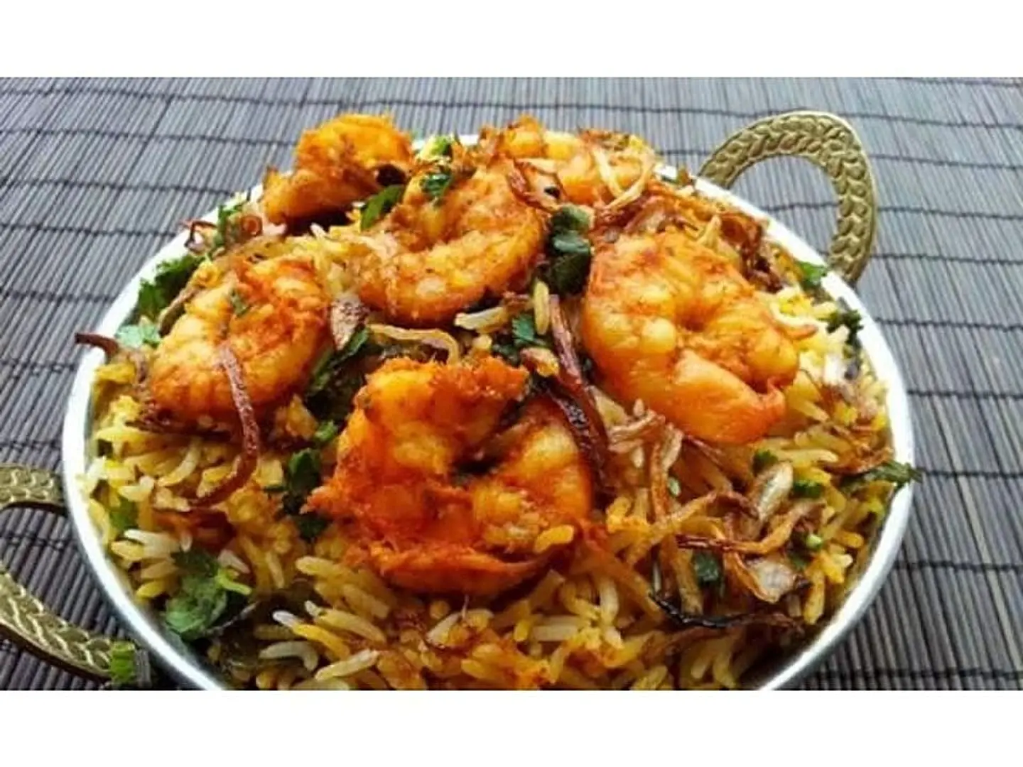 وجبة جمبري برياني