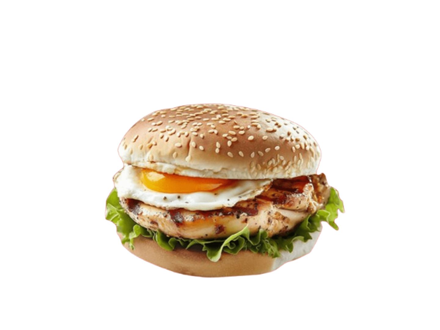 Chicken Burger With Egg