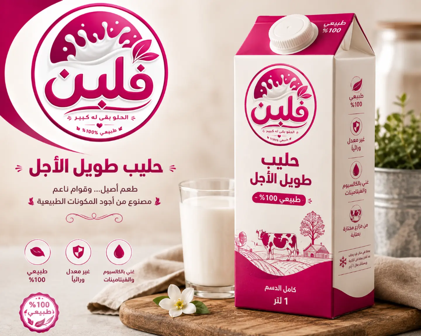 حليب الفلاحي المصري