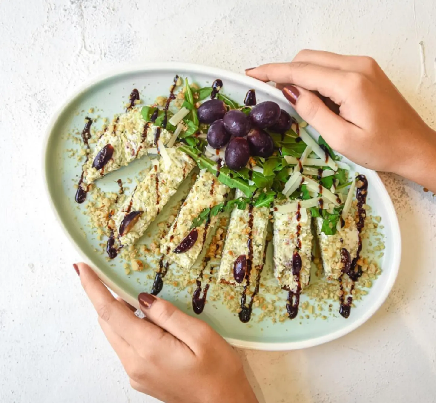 Grape Feta Toast
