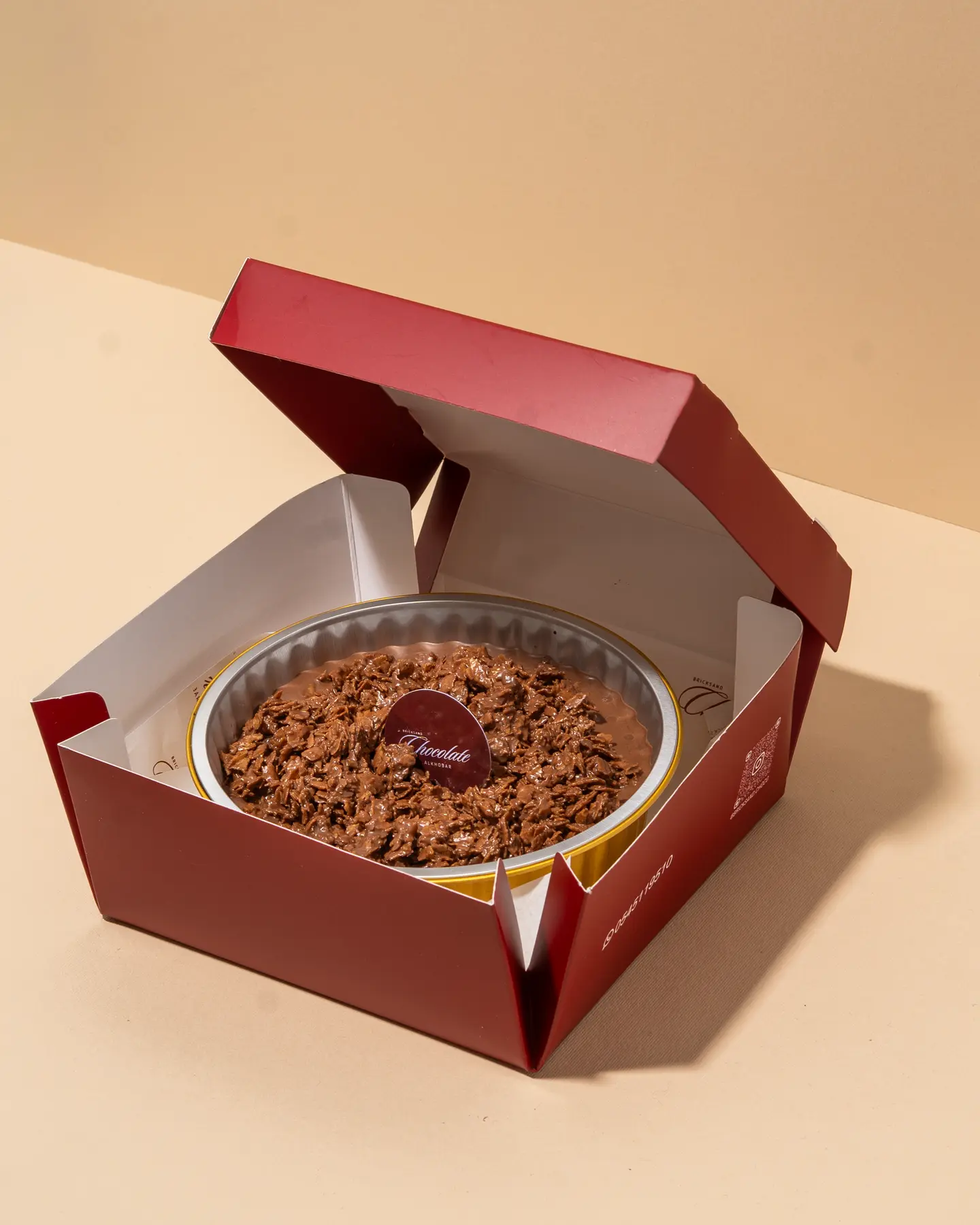 كيك كرنشي شوكلاته