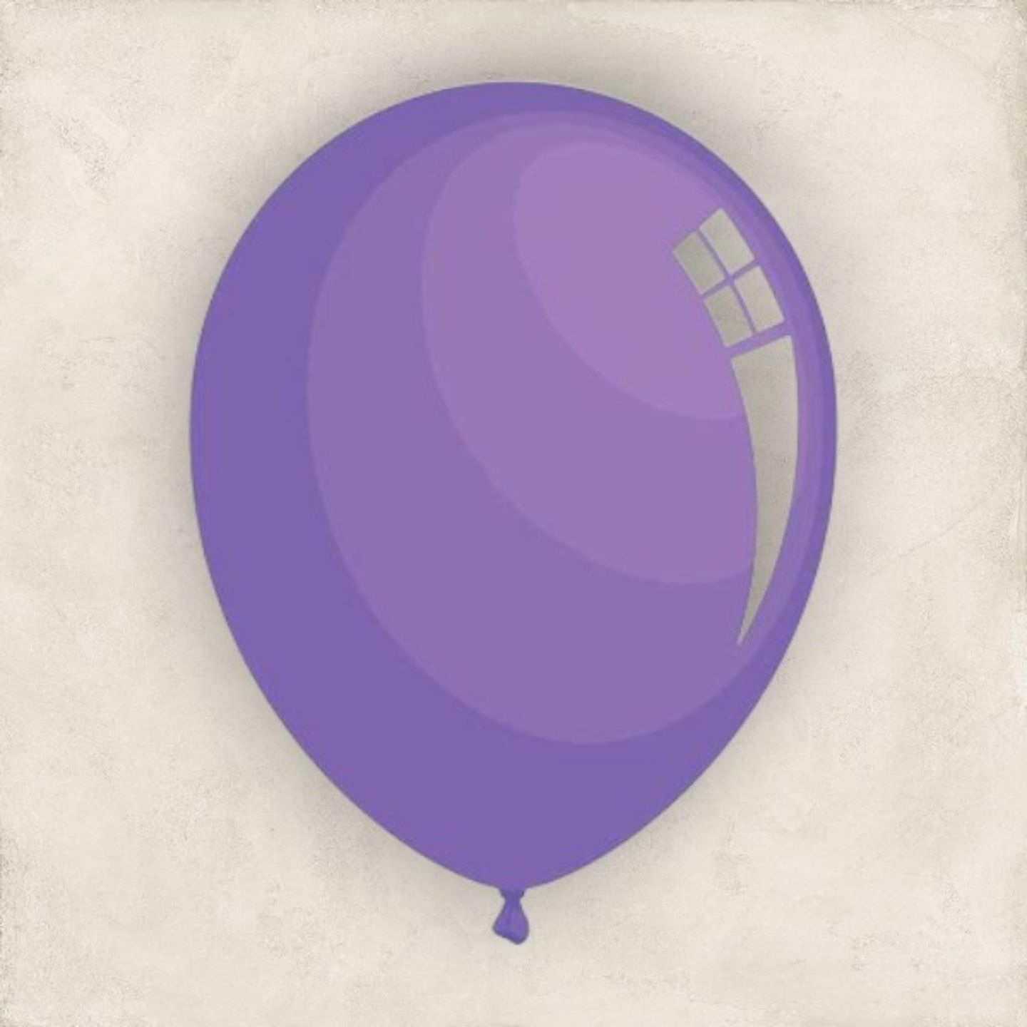 Purple Helium Balloon