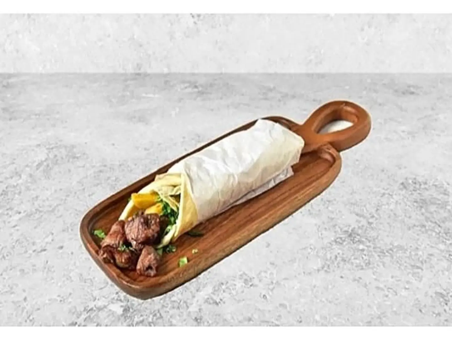 Meat Skewers Sandwich