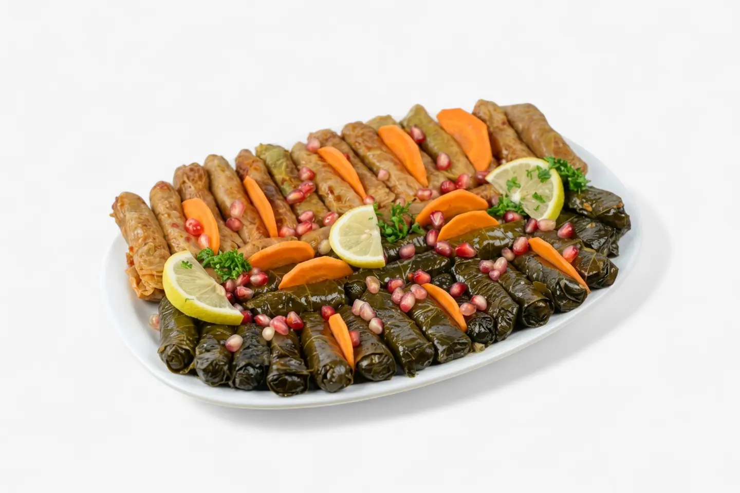 30 Grape Leaves And Cabbage