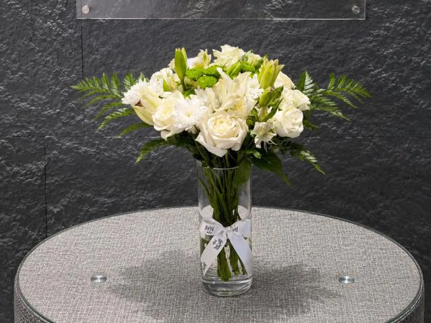 White Mod Vase