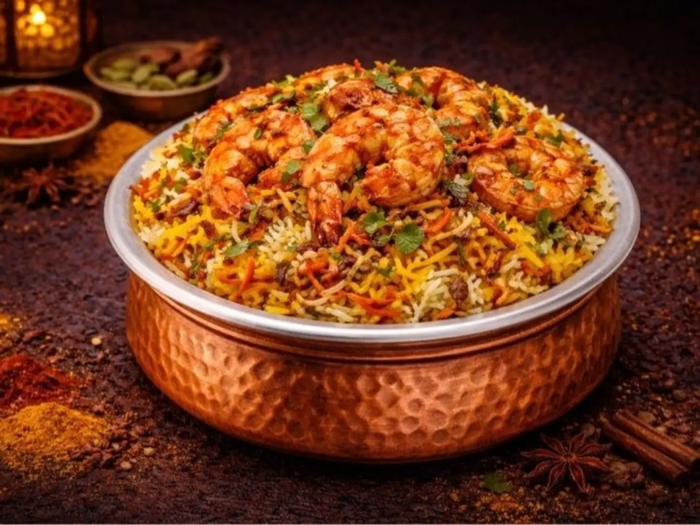 برياني الروبيان