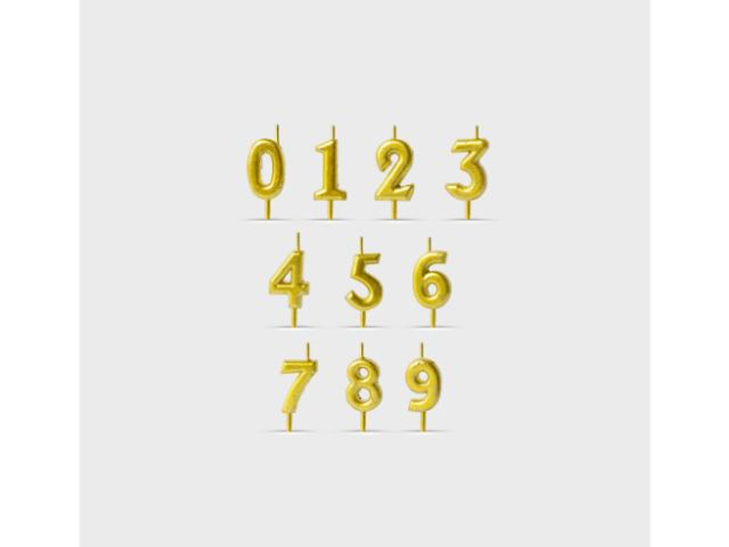 Number Candles On Laviviane Cake Gold