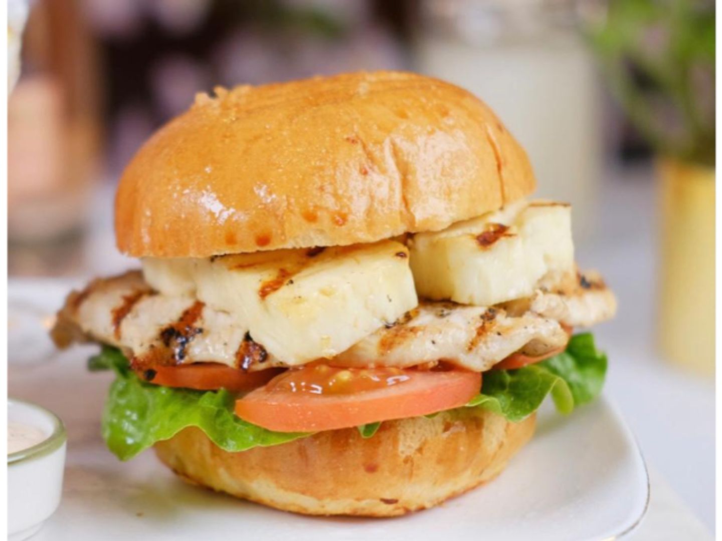 Chicken And Halloumi Burger