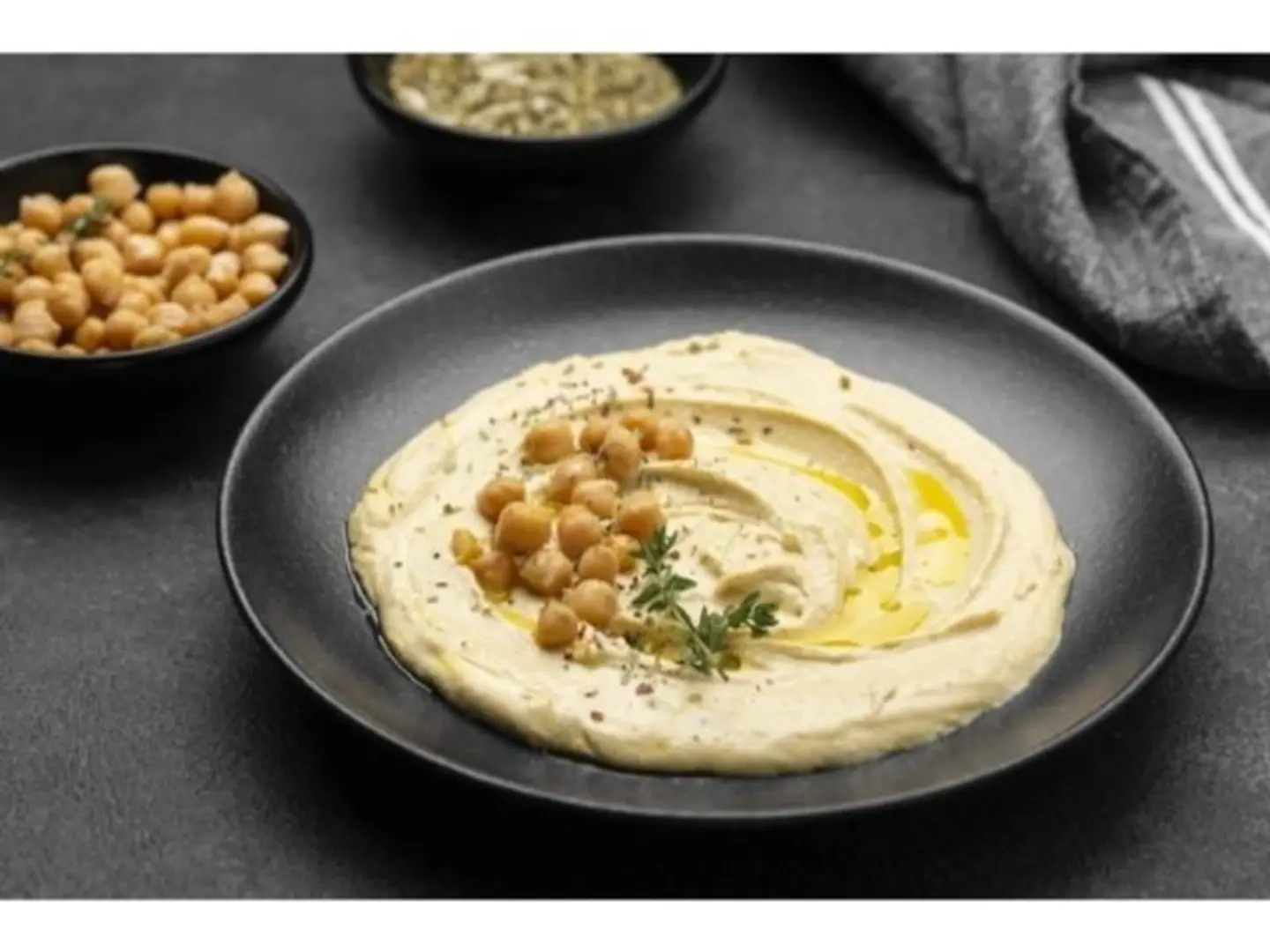 صحن حمص زعتر