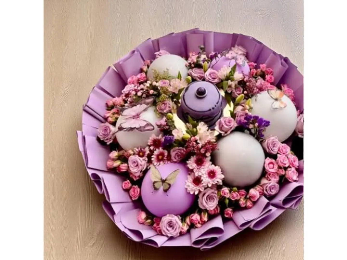 باقة ورد فيوليت برنسس