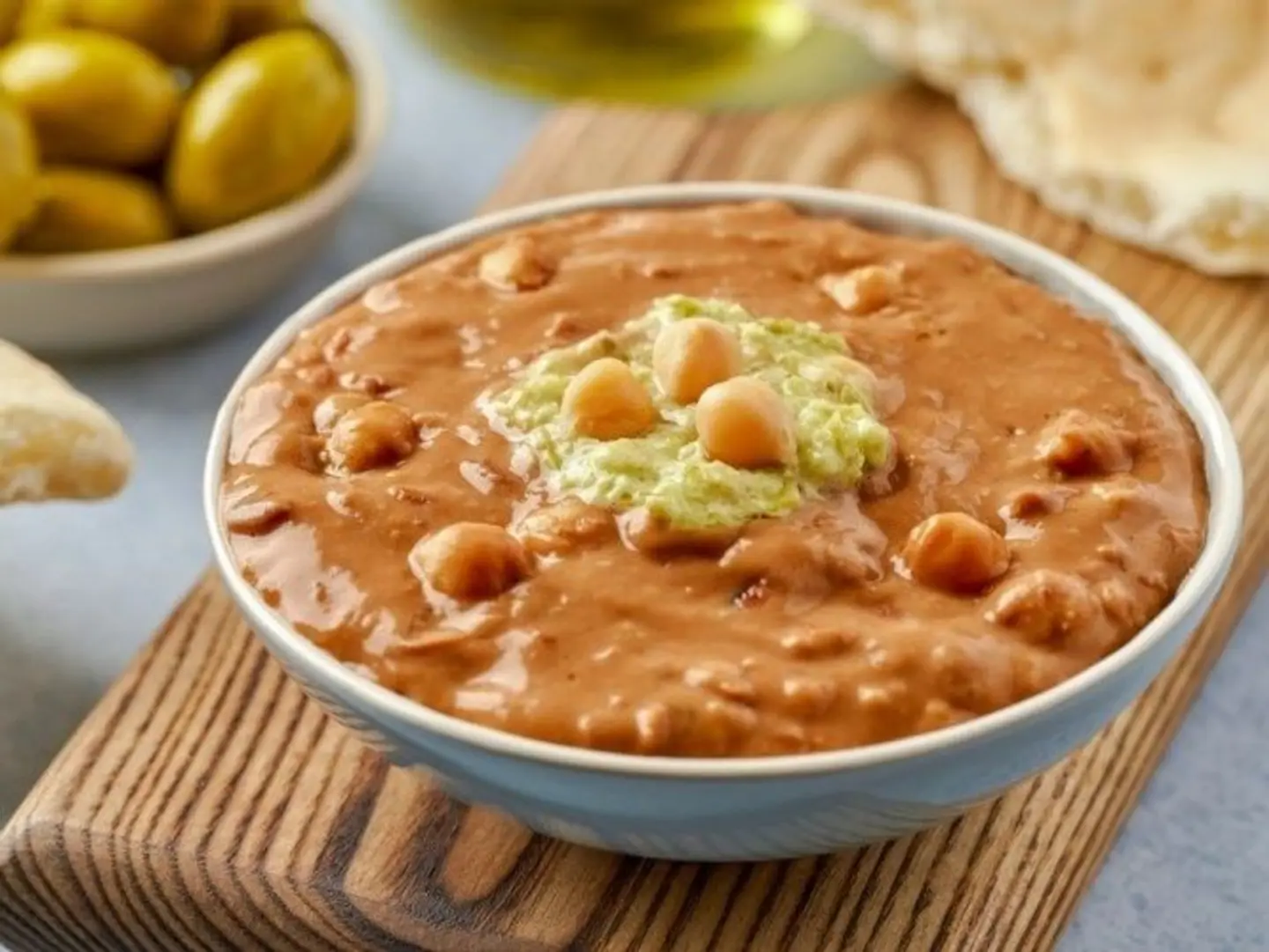 Small Plate Of Spiced Fava Beans
