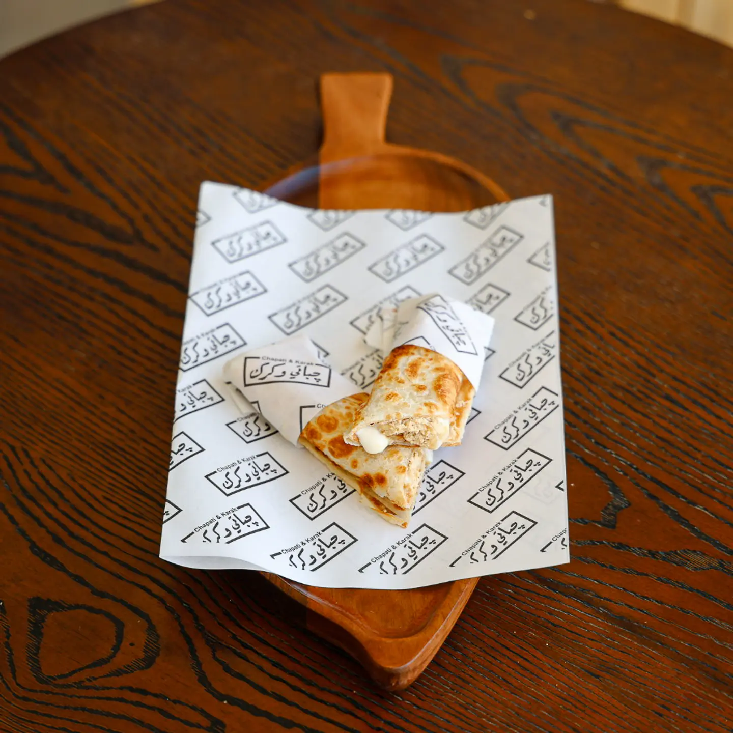 Jabati With Rahash And Cheese