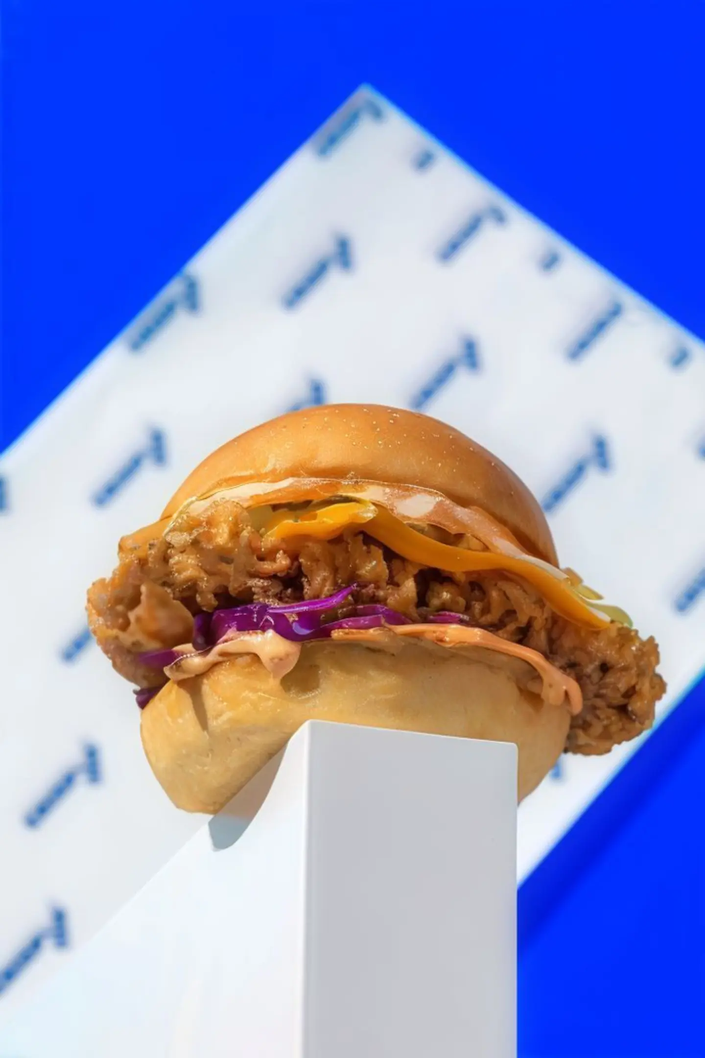 Orange Crispy Ckn Burger