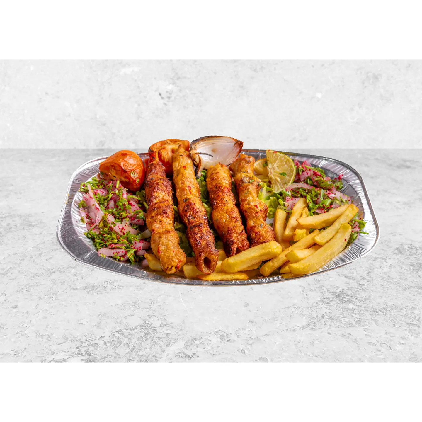 Chicken Kebab For One Person